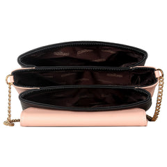 The Clownfish Annabelle Handbag for Women Office Bag Ladies Shoulder Bag Tote for Women College Girls (Pink)