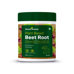 Smart Greens Plant Based Beetroot Powder (Chukandar), Concentrated Beetroot Vitamins Crystals, Nitric Oxide Booster, Natural Circulation, Immune Support, Antioxidants, Endurance, Superfood - 300gm