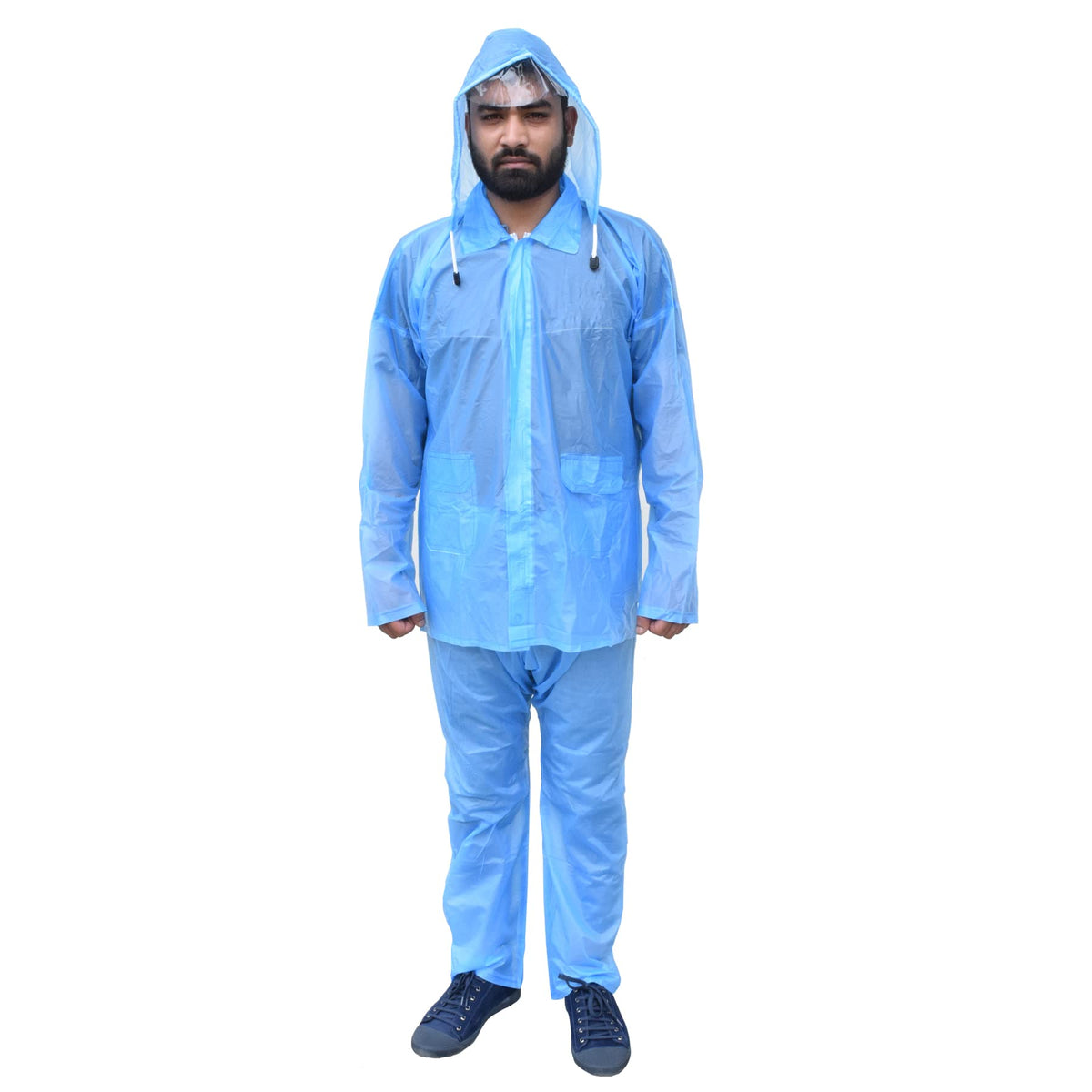 Kuber Industries PVC Raincoat for Men