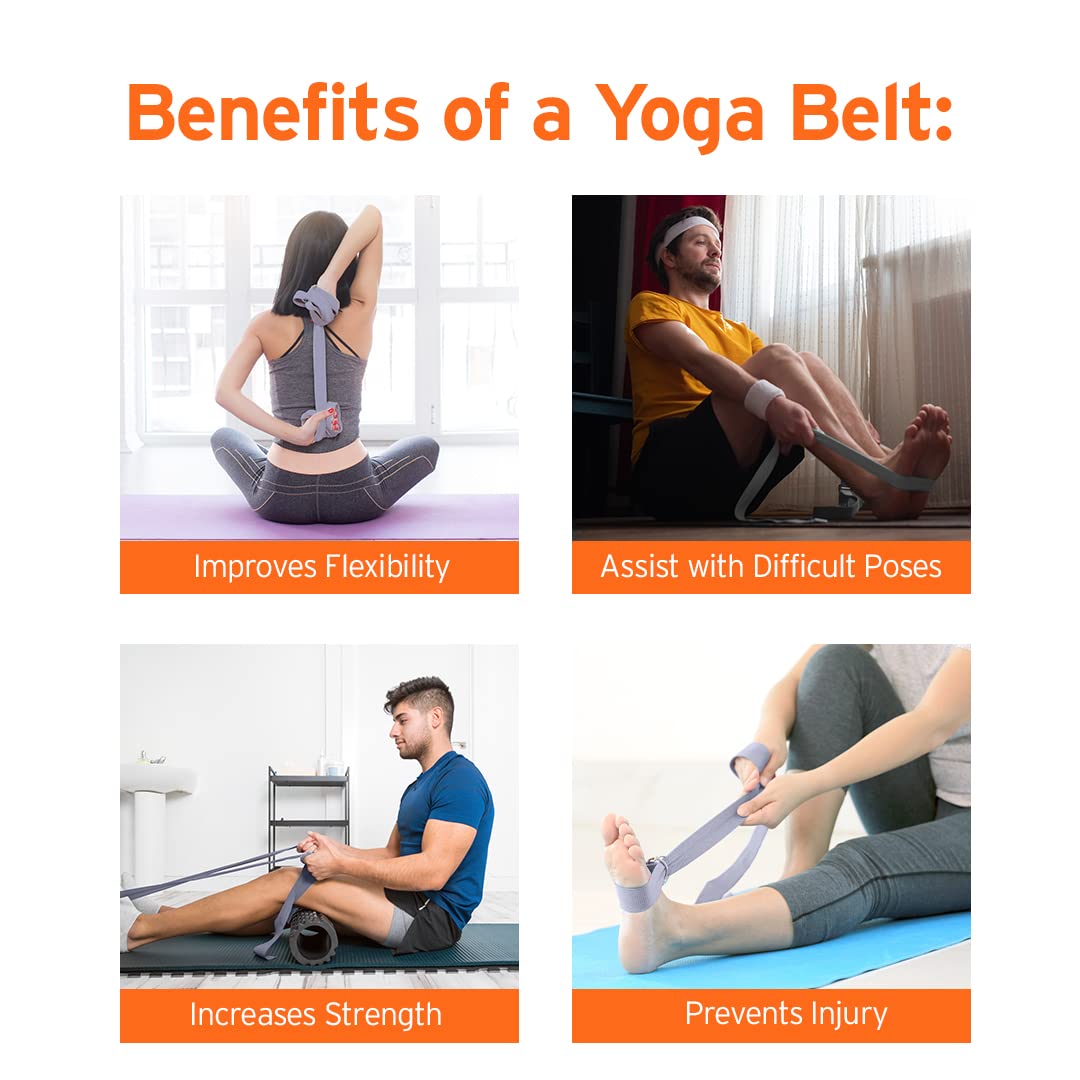 Strauss Yoga Strap & Stretching Belt