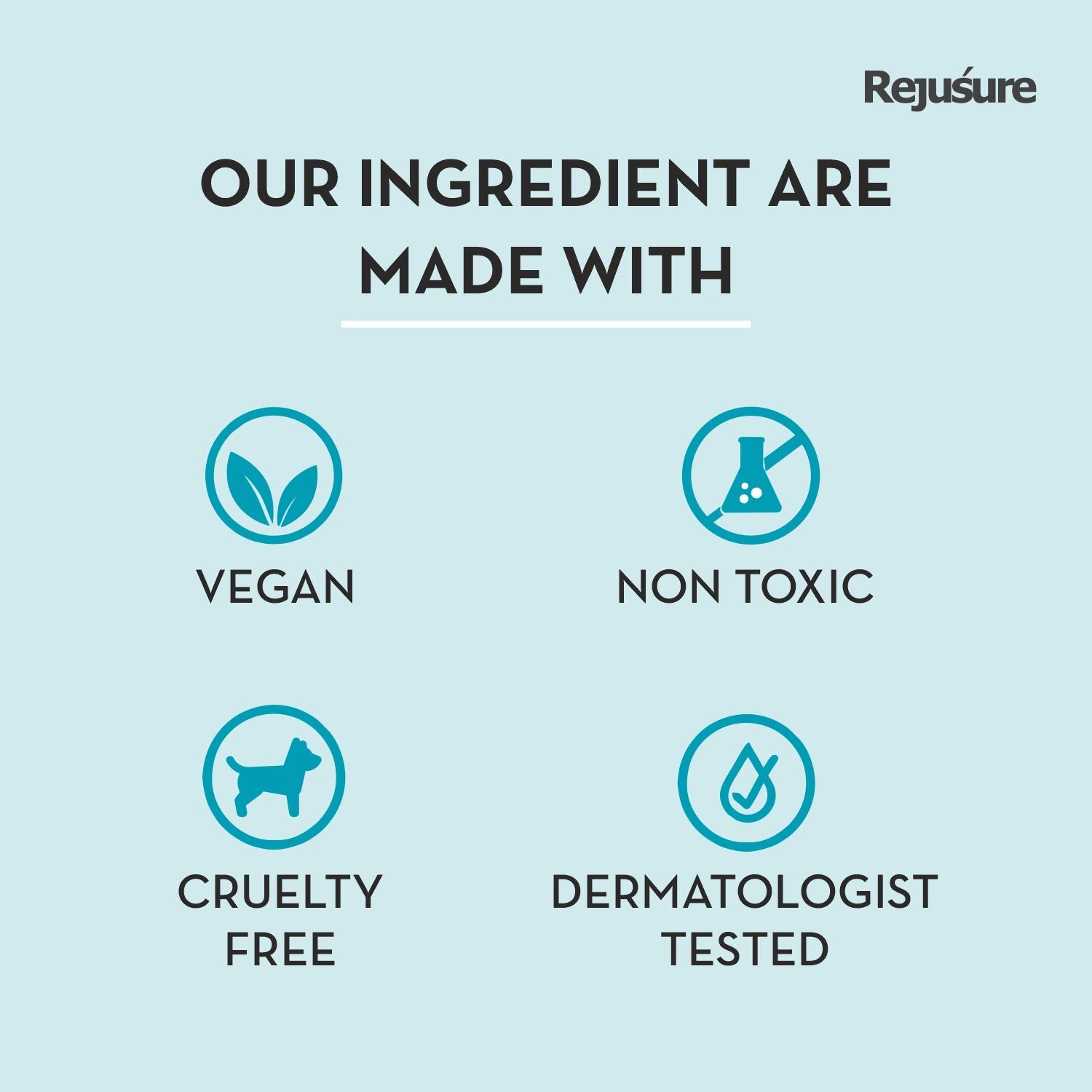 Rejusure 100% Plant Derived Pure Squalane Lightweight Face Oil For Light Moisturization, Improves Skin Hydration & Lessens Fine Lines - 30 ml