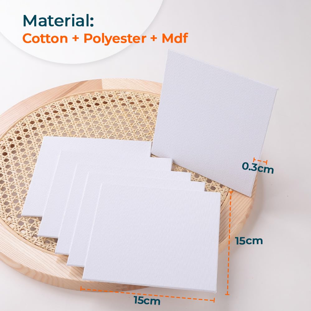 Blank Cotton Canvas Boards for Painting