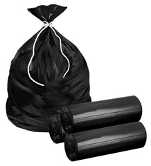 Kuber Industries Medium 90 Biodegradable Garbage Bags, Dustbin Bags, Trash Bags For Kitchen, Office, Warehouse, Pantry or Washroom, 19x21 Inches (Black)-HS41KUBMART24024