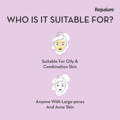 Rejusure 2% Salicylic Acid Face Wash - Heal Acne, Minimize Blackheads & Whiteheads | Skin Care - 100ml