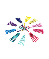 Melbees by Yellow Chimes Hair Pins for Girls Kids Hair Accessories for Girls Hair Pin 14 Pcs Bobby Pins for Hair Black Charm Hairpin Bobby Hair Pins for Girls Kids Teens Toddlers