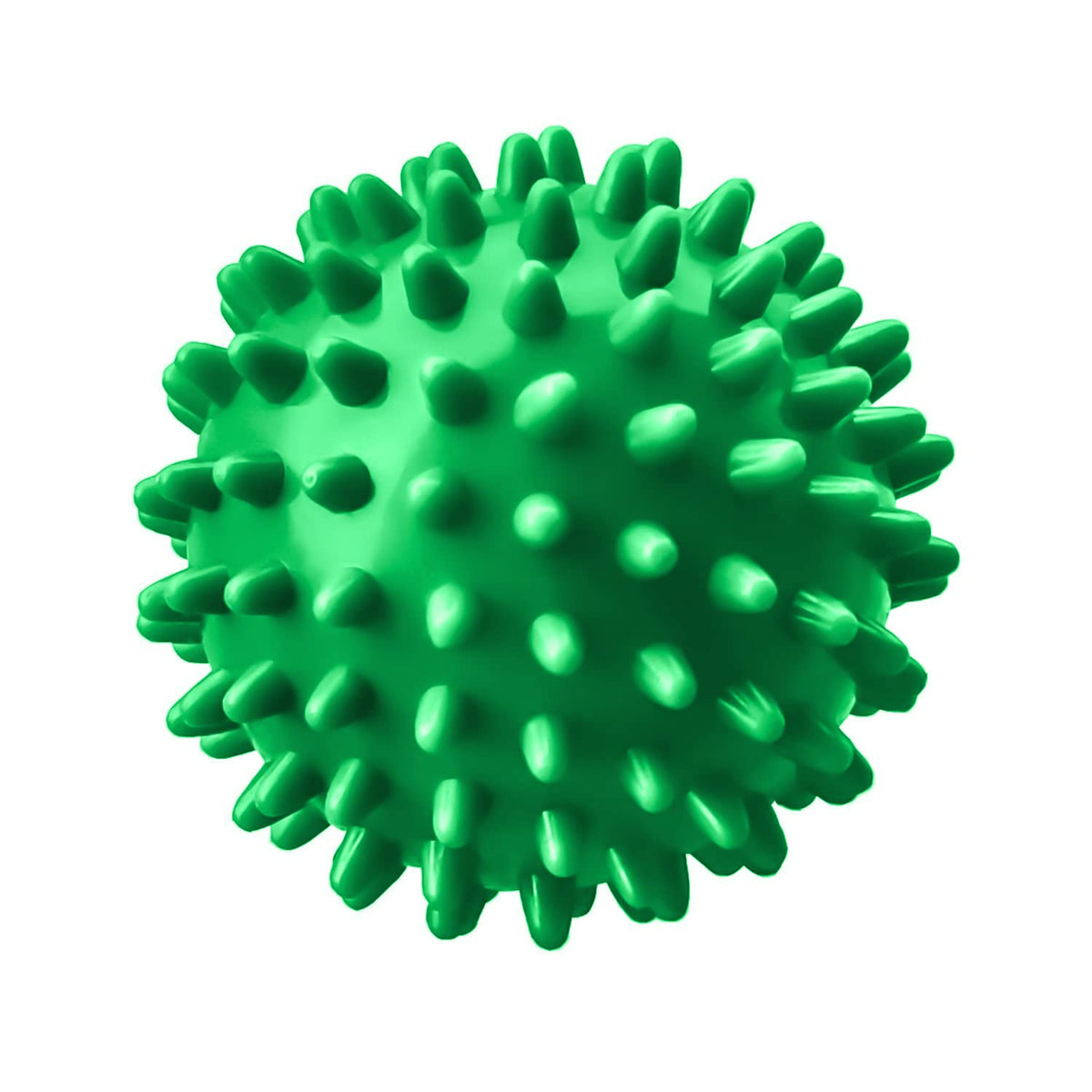 Strauss Acupressure Massage Ball, 3.5 inch | Ideal for Physiotherapy, Deep Tissue Massage, Trigger Point Therapy, Muscle Knots | Acupressure Therapy Ball for Myofascial Release & Pain Relief, (Green)