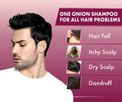UrbanGabru Natural Onion shampoo for hair strengthening & hairfall control - Paraben & Sulphate free 200gm