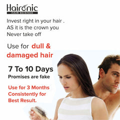 Haironic Vitamin C Hair Brightening Treatment Hair Serum | Control for Dull & Damaged Hair | Hair Fall Control | For Strong, Smooth, Shiny Hair – 100ml (Pack of 2)