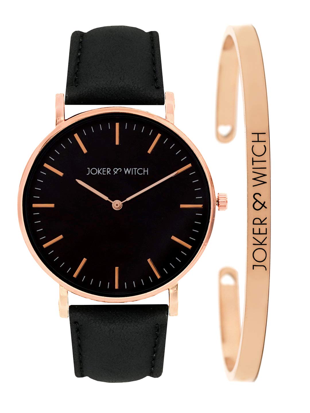 Joker & Witch Midnight Beauty Watch Bracelet Stack for Women