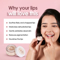 Prolixr Vanilla & Brown Sugar Lip Scrub - Deep Hydration for Dry, Chapped Lips | Brightening and Moisturizing | Exfoliates | Soothes - 15g