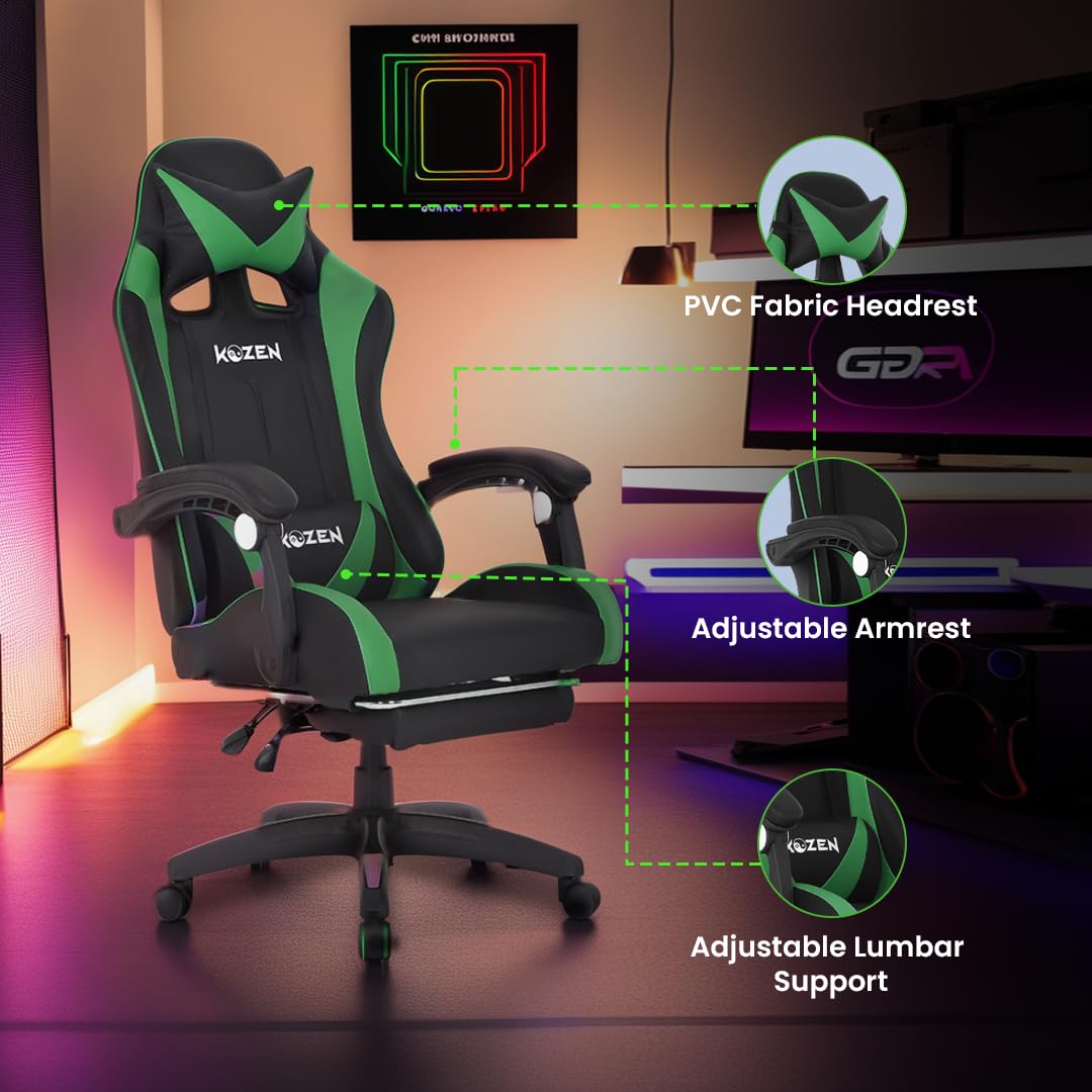 Green screen gaming cheap chair