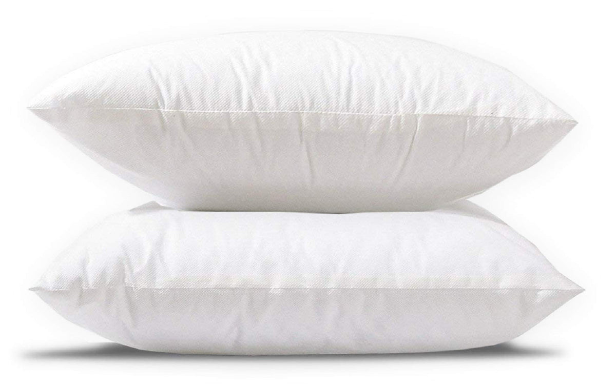 Kuber Industries Microfibre 2 Pieces Cushion Filler Set 16"x16" (White) - CTKTC040731