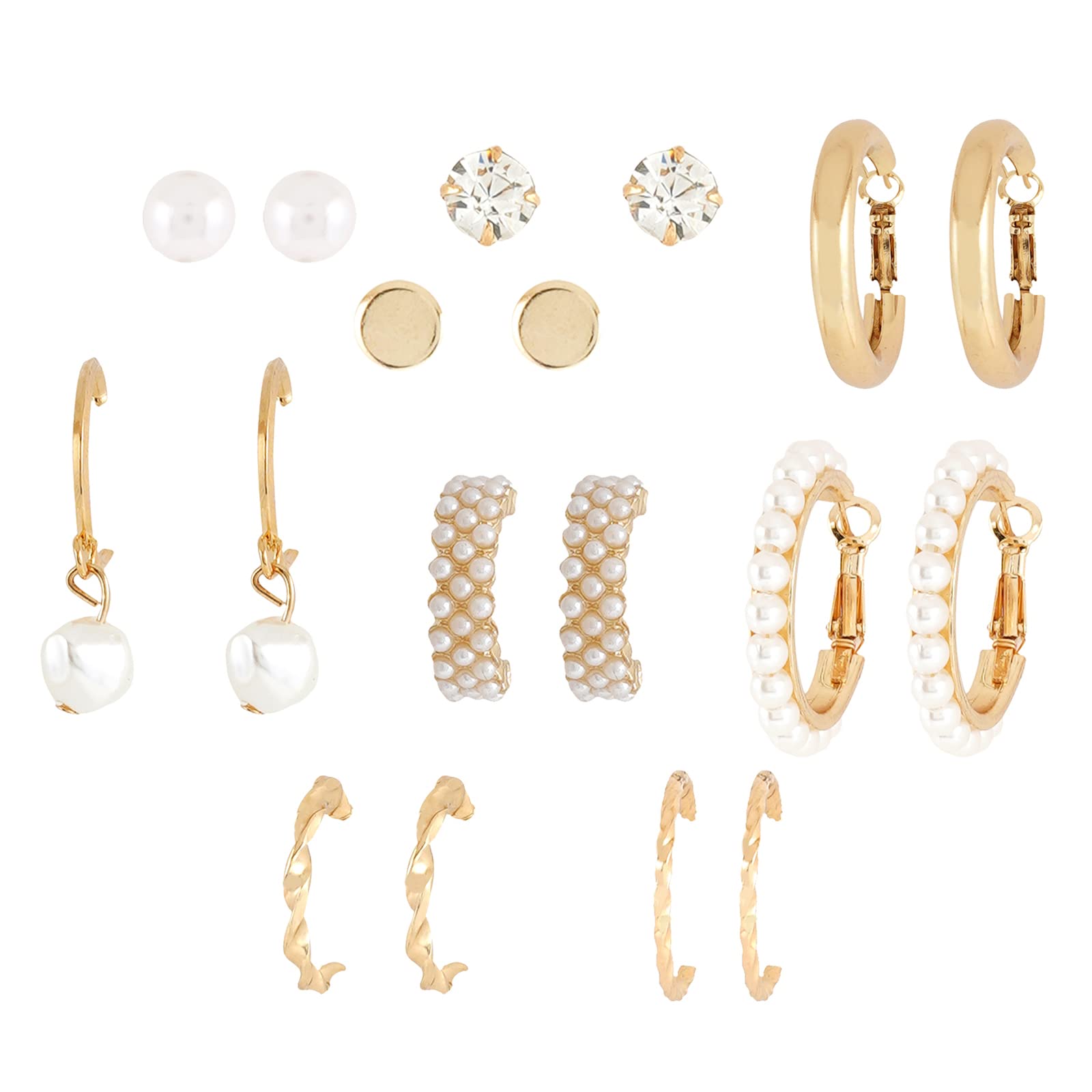 Meridia Gold Hoop Set – GlobalBees Shop