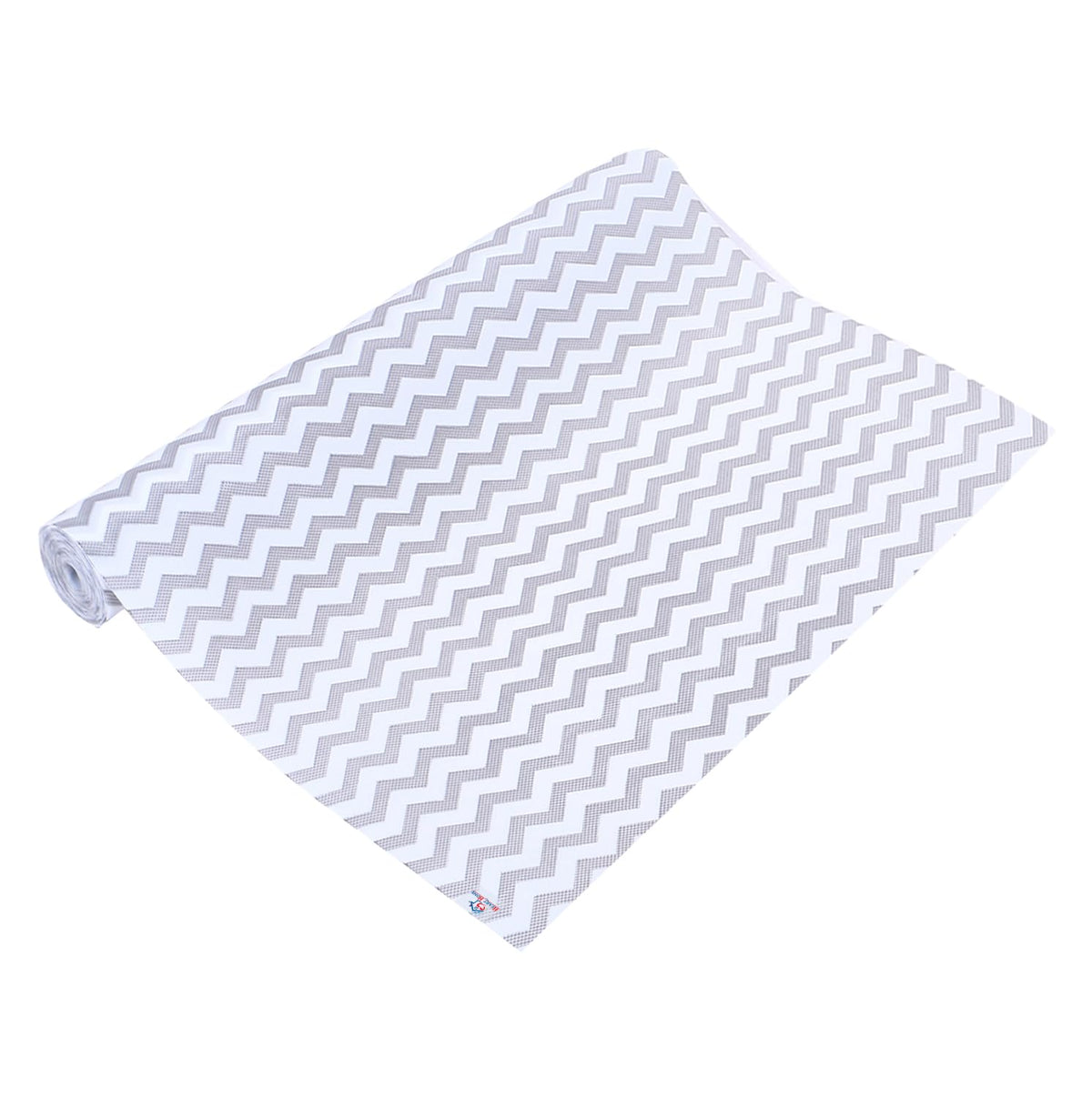 Heart Home Shelf Liner | EVA Kitchen Cabinet Shelf Mat | Anti-Slip Bathroom Mat | Fridge Mat | Table Mat | Zig Zag Design Wardrobe Mat | 10 Meter | Gray