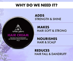 UrbanGabru Hair Growth Cream with Coconut, Aloe Vera & Protein for Hair Growth and Scalp Nourishment - Daily Use 100 gm