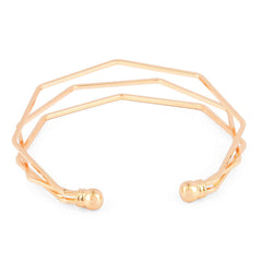 Yellow Chimes Latest Collection Western Style Gold Plated Kada Bracelet For Women And Girls.