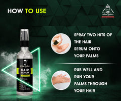UrbanGabru Hair Serum for Men & Women - Heat Protectant - Pre Styler - Instant Shine & Smoothness - Soft & Silky Touch - 100 ml