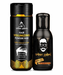 Urbangabru Hair Volumizing Powder 10 GM & Beard Oil 50 ML - Men's Grooming Combo Kit