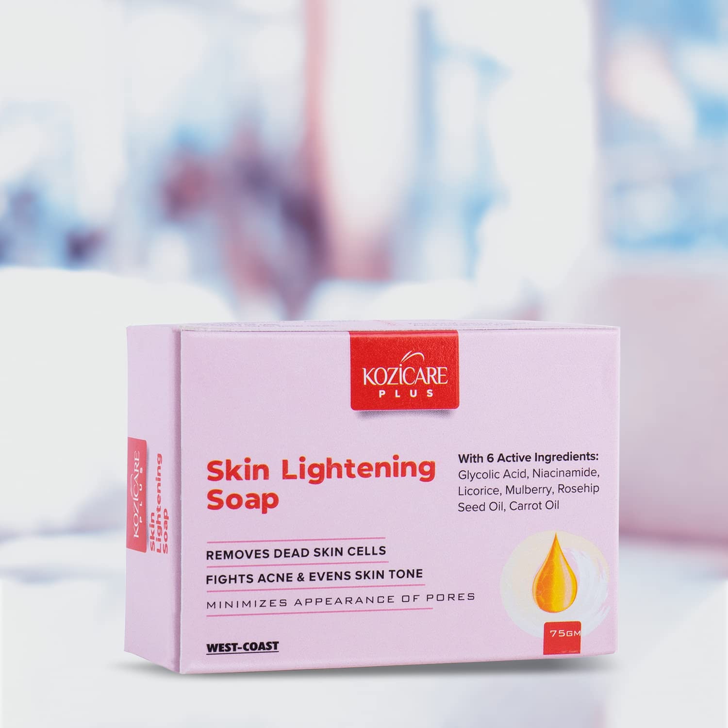 Kozicare Plus Skin Lightening Soap with Kojic Acid 2.5