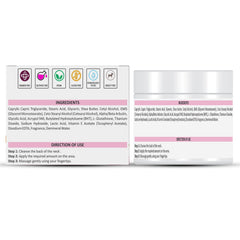 Kozicare Neck Firming Cream with 0.01% Glutathione, 2% Vitamin C, 0.01% Vitamin E, 1% Niacinamide, 1% Kojic Acid | Helps Tightening & Firming the Skin | Reduces Wrinkles and Sagging Skin |Nourishes & Heals the Skin-50gm