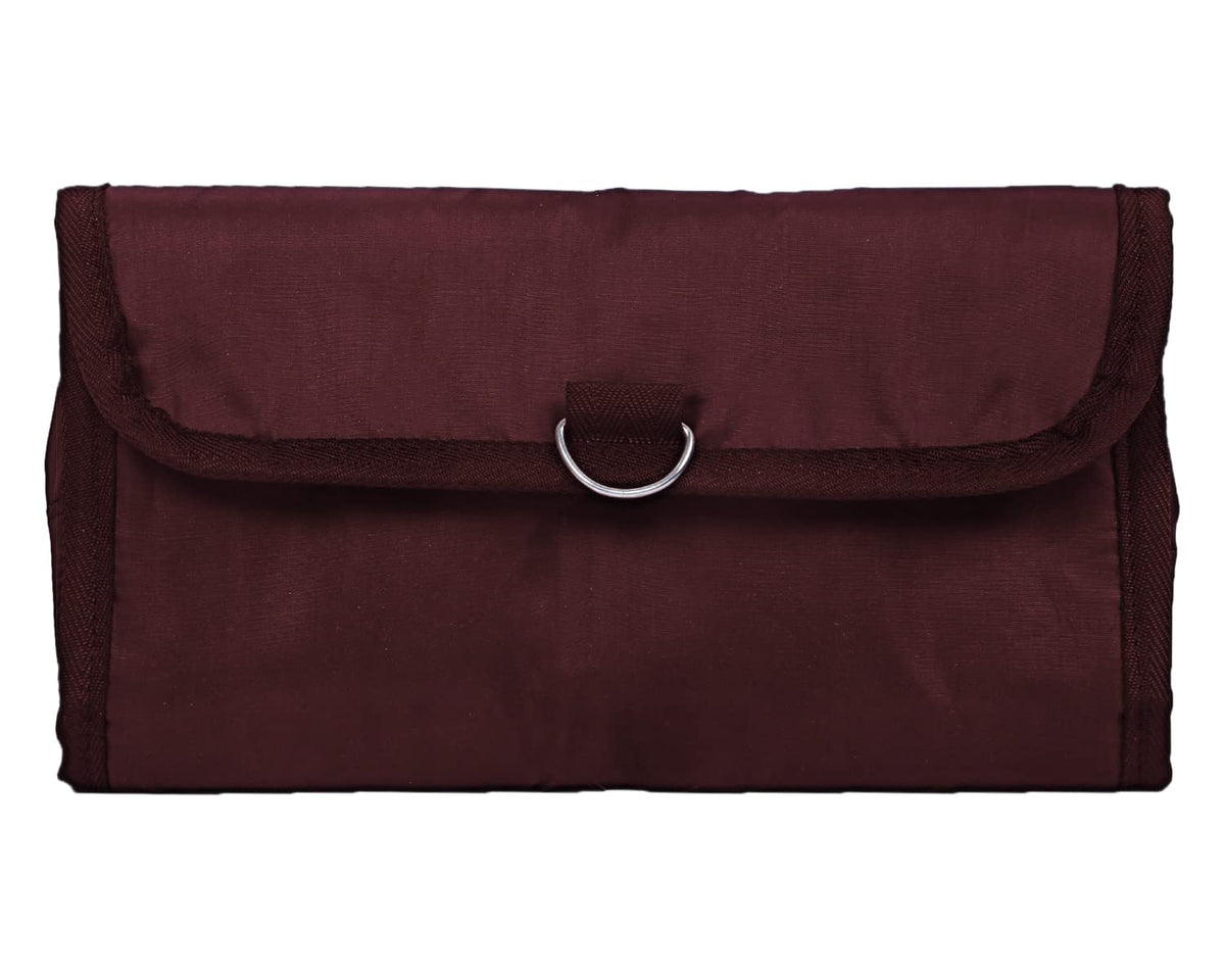 Kuber Industries Parachute Hanging Toiletry Organizer (Maroon)