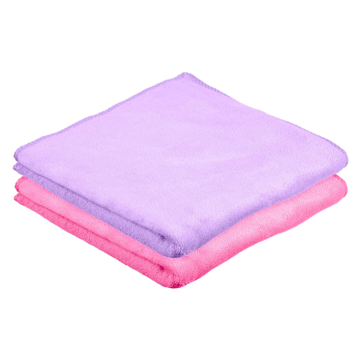 Kuber Industries Cleaning Towel | Reusable Cleaning Cloths for Kitchen | Duster Towel for Home Cleaning | 400 GSM Cleaning Cloth Towel for Car | Bike | 50x70 | Pack of 2 | Multi
