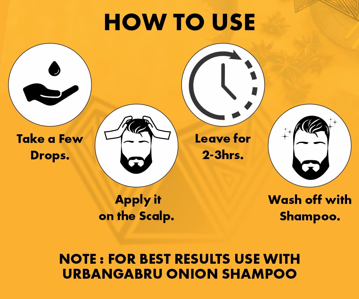 Urbangabru Hair Care Combo Kit - Jadibuti Ayurvedic Onion Oil (100 ml) and Ayurvedic Jadibuti Hair Shampoo (200 ml)
