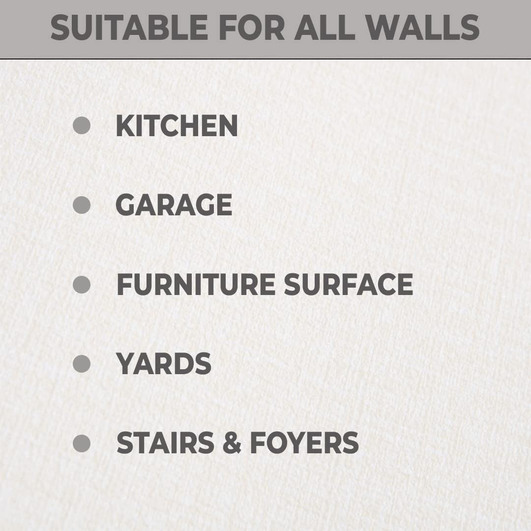 Kuber Industries Imitation Linen Wallpaper for Walls | Textured & Self Adhesive Peel Wall Stickers | Easy to Peel, Stick & Remove DIY Wallpaper | Suitable on All Walls | Pack of 1 Roll,50 cm X 500 cm