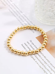 Yellow Chimes Bracelet For Women Gold Tone Beads Studded Bracelet For Women and Girls