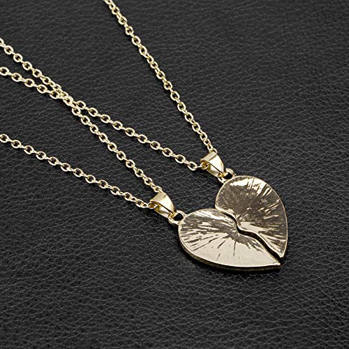 Yellow Chimes Friendship's Day Special Best Friends Forever Combo Necklace Chain Pendant for Girls and Boys (Design 5)