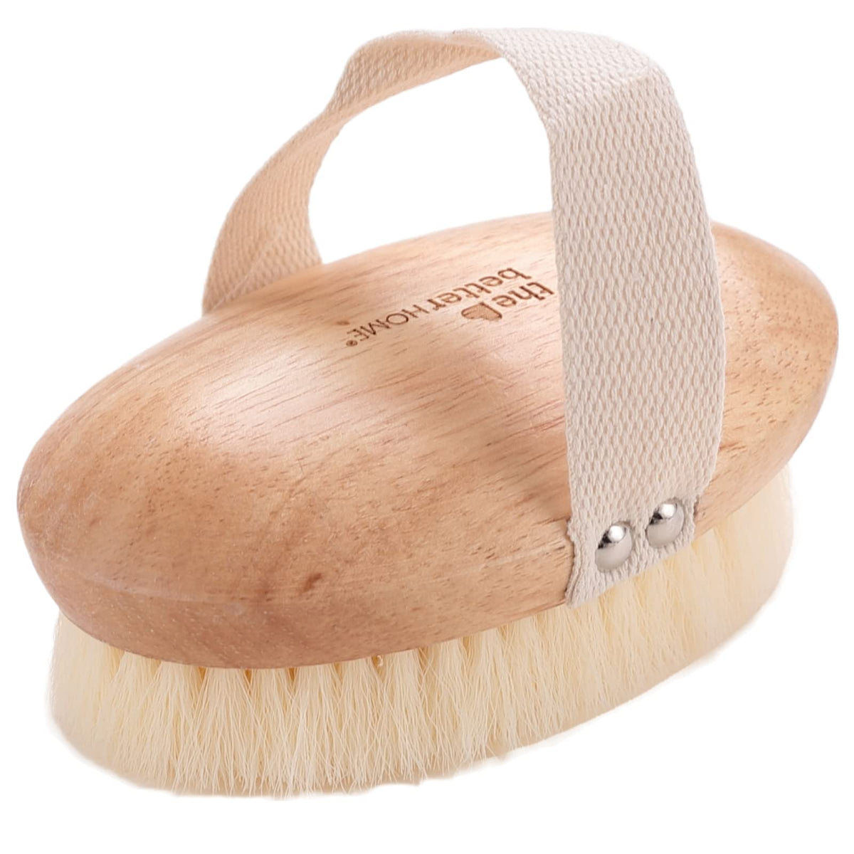 The Better Home Bathing Brush for Women and Men | Exfoliating Body Scrubber for Bathing | Bath Brush for Easy Use | Wooden Handle Body Brush for Bathing | Wooden Handle Loofah