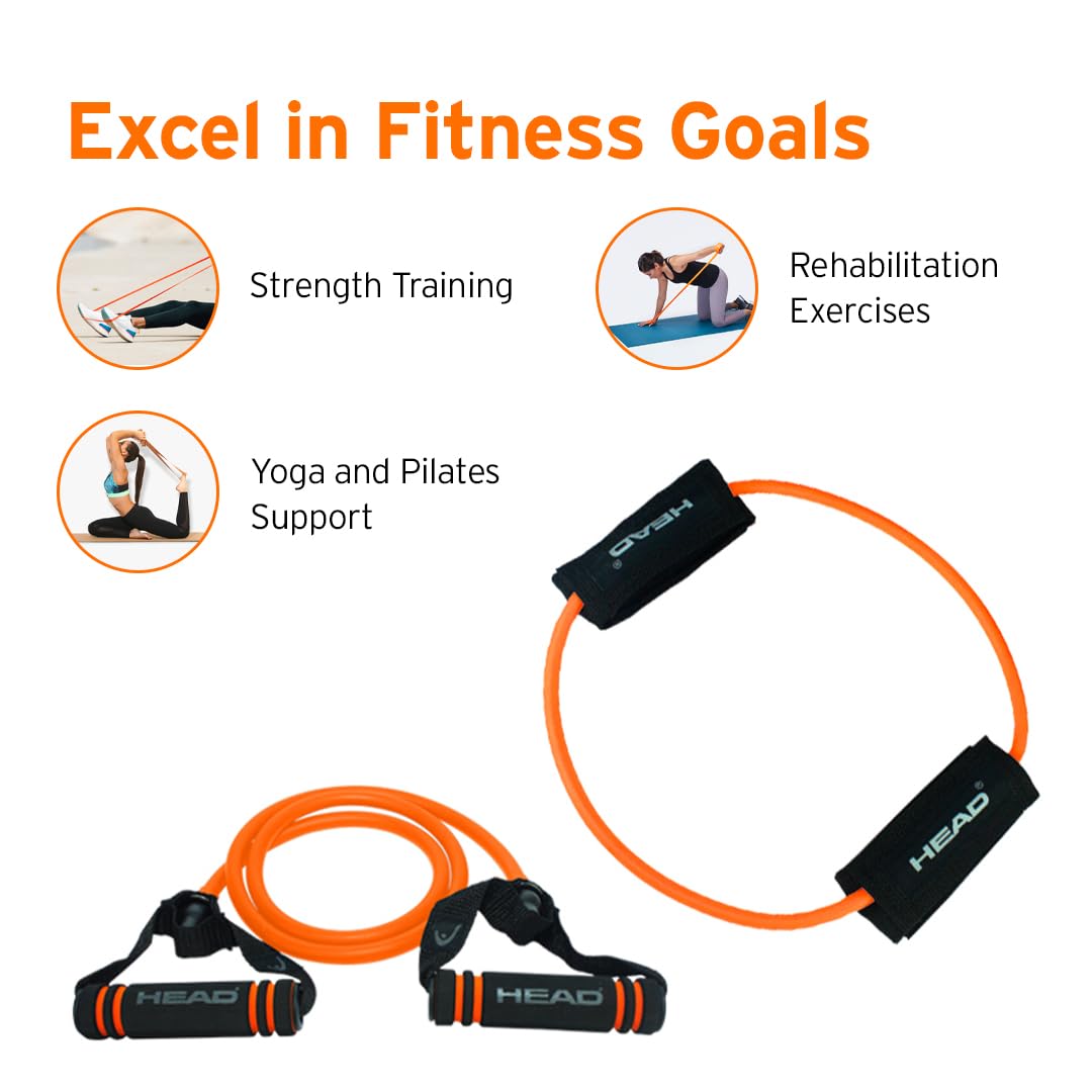 HEAD Power Tube Expand Band Unbreakable Resistance Band for Exercise –  GlobalBees Shop