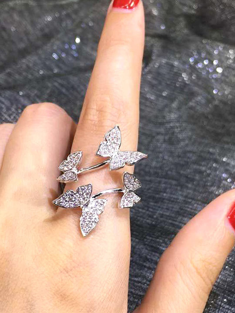 Yellow Chimes Rings for Women & Girls Crystal Ring for Girls ...