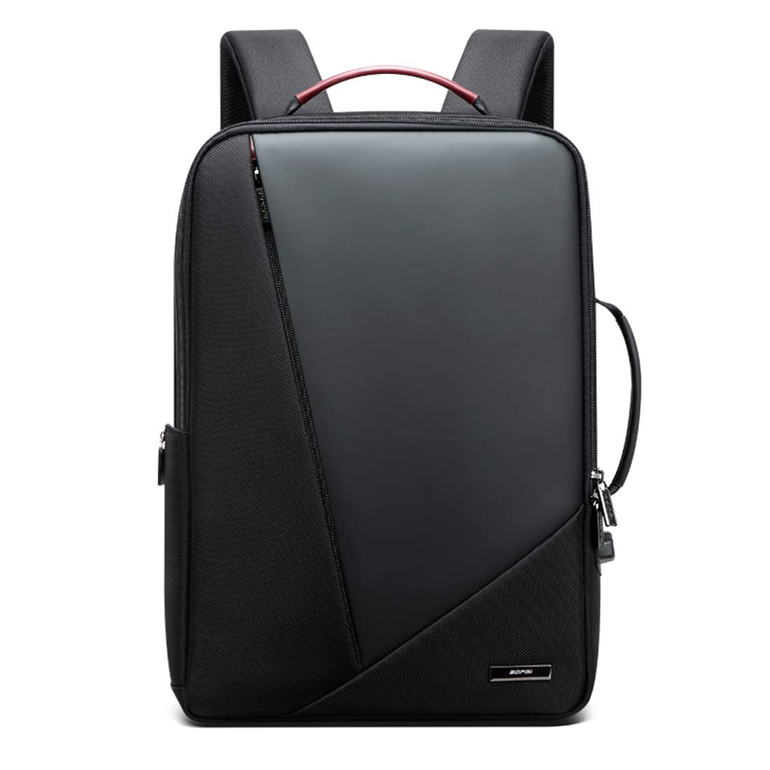 BOPAI Anti Theft Laptop Backpack with USB Charging Port (Black)