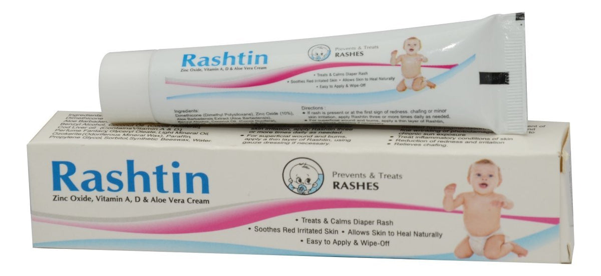 HealthVit Rashtin Diaper Rashes & Red Skin Cream 15gm (Pack of 2)