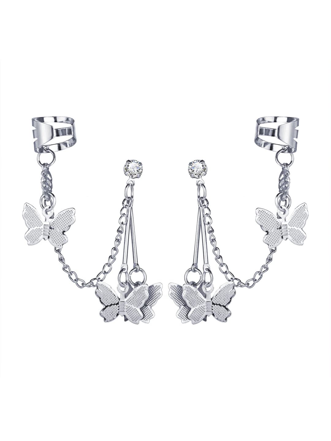 Yellow Chimes Rings for Women and Girls Resin Rings|Adjustable Link Rings|Silver Tone Set of 2Pcs Ring for Women|Birthday Gift For girls and women Anniversary Gift for Wife