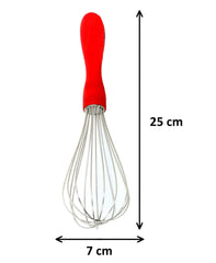 Kuber Industries Dolphin Stainless Steel Hand Blender Mixer Froth Whisker CTKTC31355 , 25 cm (Assorted Colour)
