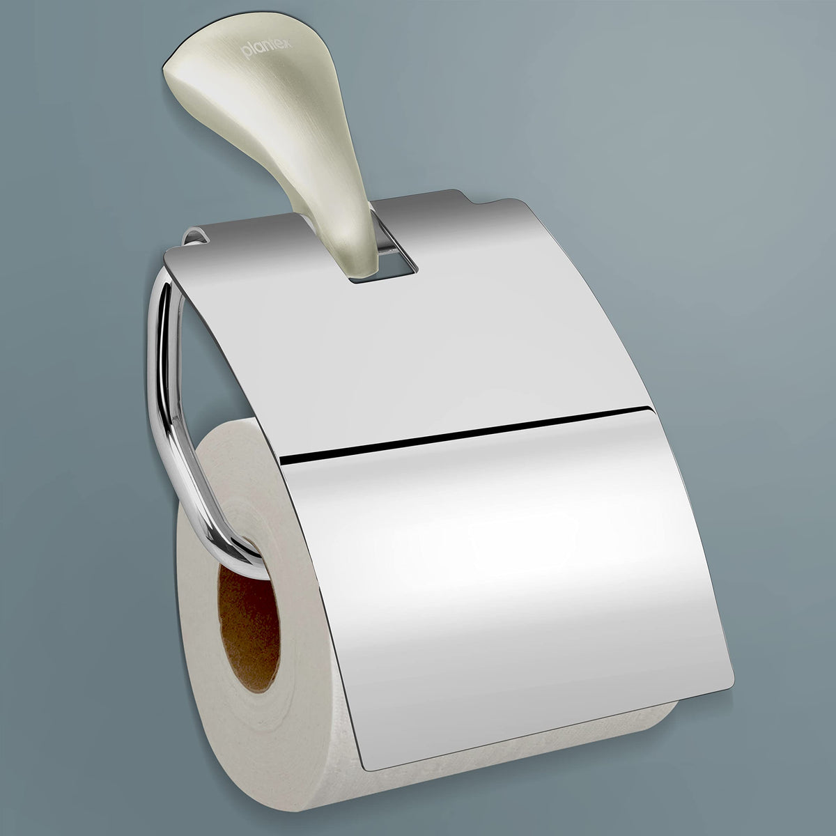 Plantex Fully Brass Tissue/Toilet Paper roll Holder Stand for washroom (Hybrid)