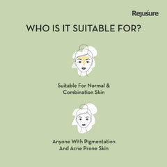 Rejusure AHA 0.5% + BHA 0.5% Facial Moisturizer - Active Acne Control & Exfoliation | Ideal for Oily Skin | Women's Face Moisturizer-50 ml
