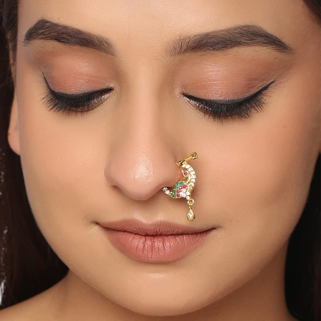 Buy Gold Nose Rings for Women & other Indian Gold Jewelry - Exotic India