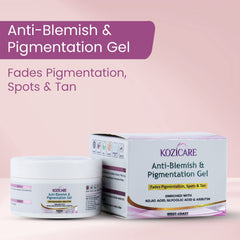 Kozicare Anti-Blemish & Pigmentation Gel For Fades, Pigmentation, Spots & Tan – 50gm
