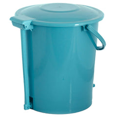 Kuber Industries 3 Pieces Plastic Dustbin Garbage Bin with Handle, 10 Liters (Blue, Red & Green) - CTGTC34685