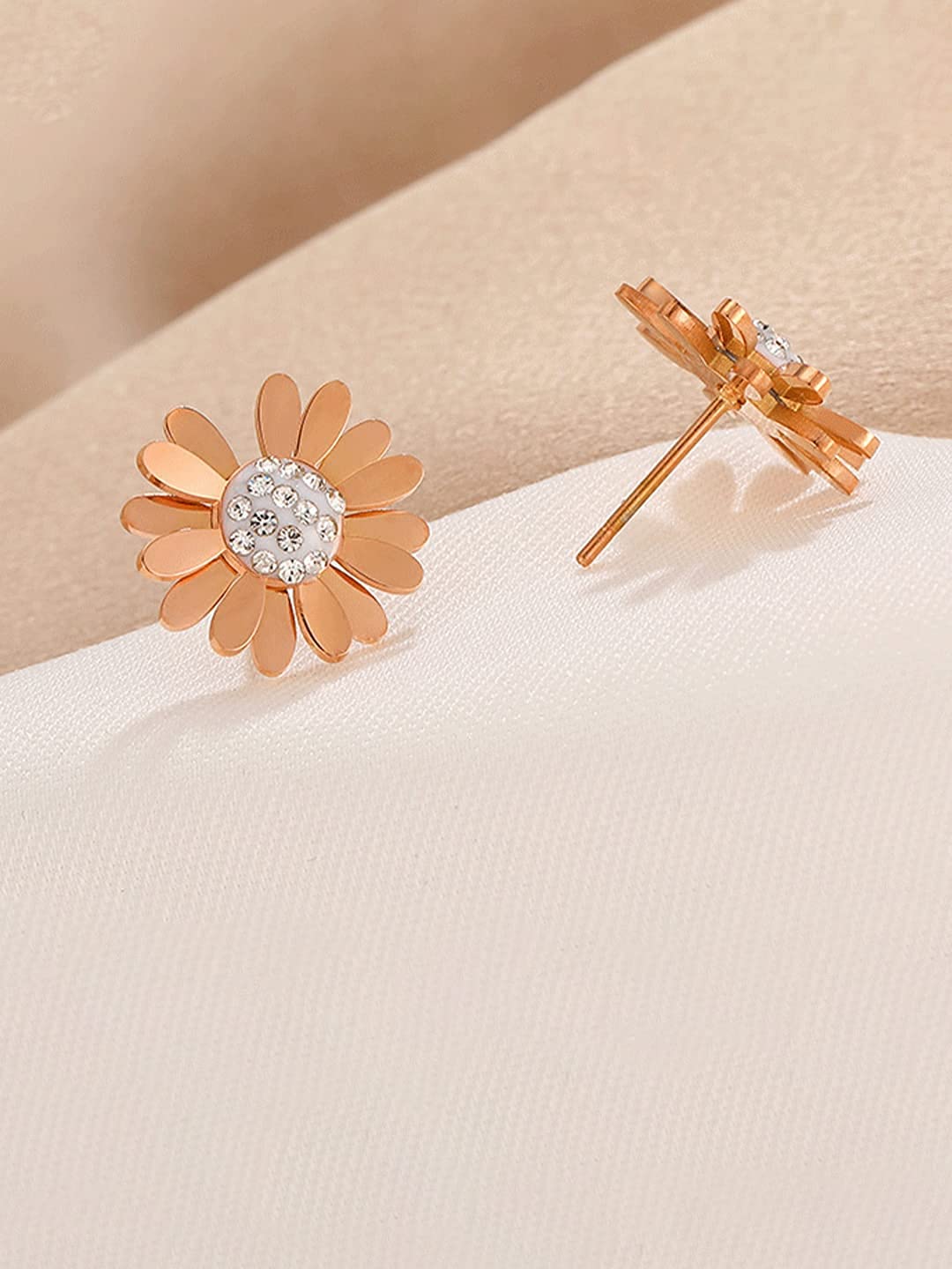 Maeve Floral Stud Earrings - Shop Wedding Jewelry | Dareth Colburn