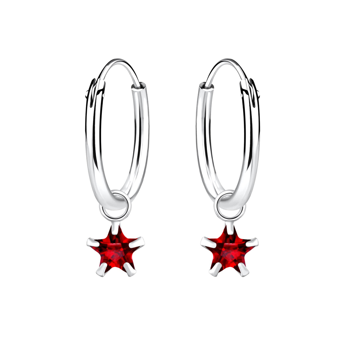 Raajsi by Yellow Chimes 925 Sterling Silver Hoop Earring for Girls & Kids Melbees Kids Collection| Birthday Gift for Girls Kids | With Certificate of Authenticity & 6 Month Warranty