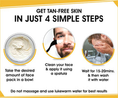 Urbangabru Hair Removal Cream Spray (200 ML) + De-Tan Face Pack (100 Gram) - Body & Face Care Combo Kit