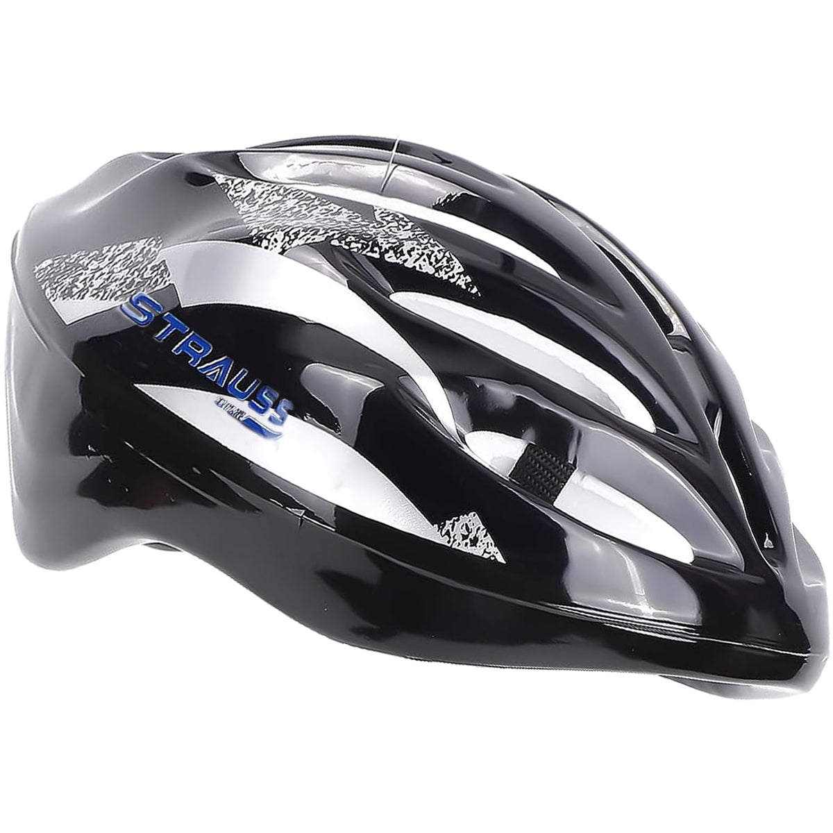 STRAUSS Solaris Cycling Helmet | Adjustable Multi-Utility Sports Helmet for Cycling, Skating & Skateboarding | Lightweight with Good Ventilation | Affordable and Ideal for Adults 15+ (Black)