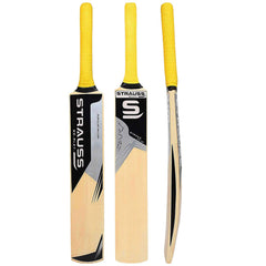 Strauss Cricket Bat | Edition: PW-100 | Popular Willow | Size: 5 | Color: Beige | Tennis Cricket Bat | for Boys