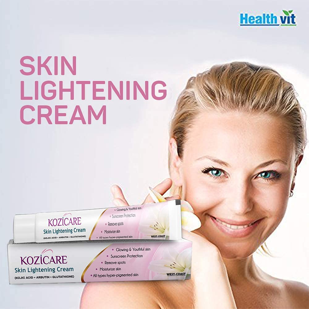 Kozicare Skin Lightening Facial Kit 3 Soap 1 Cream Pack For