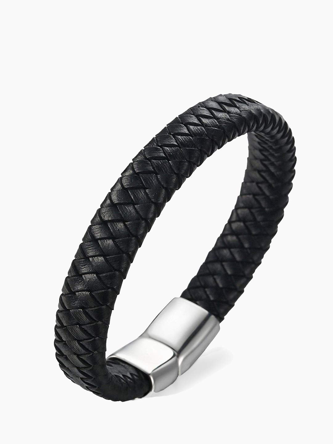 Men's Layered Woven Leather Bracelet for Men - ETHAN