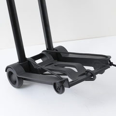 Cheston Folding Hand Trolley Cart With Wheels I Adjustable Pull Handle I Heavy Duty Utility Cart I Portable, Light Weight Platform Truck I Luggage Trolley for Goods Carrying I Iron+ABS | 50 Kg Loading